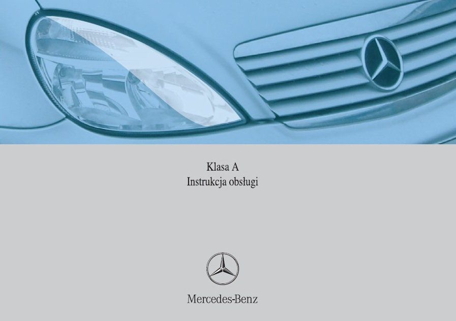 Mercedes AKlasa W168 199704 Nowa Instrukcja 6896561394
