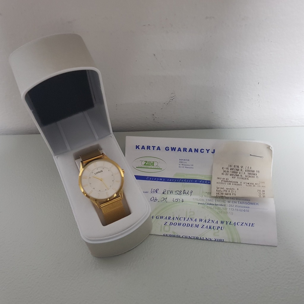 ZEGAREK DAMSKI LORUS RTA58AX9 GWARANCJA W-WA 713W
