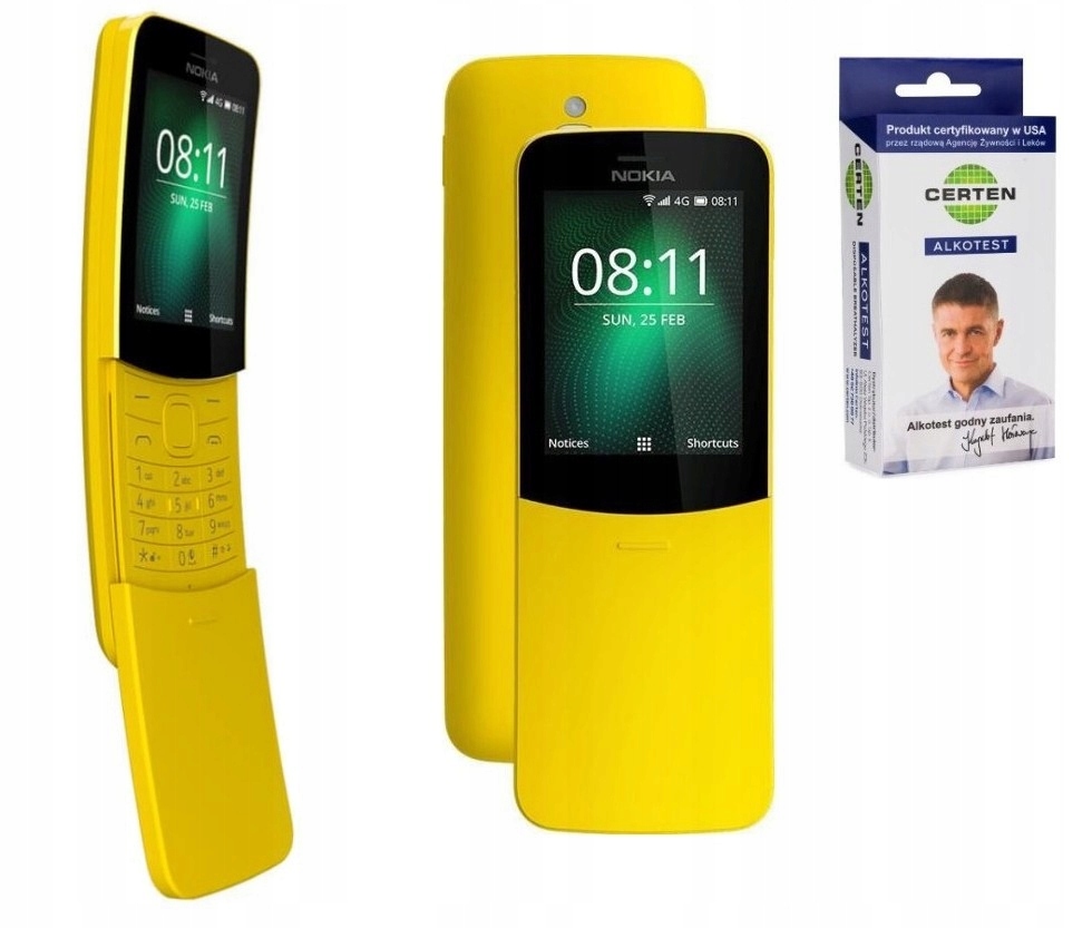 Telefon NOKIA 8110 4G LTE SLIDER BANAN Dual SIM