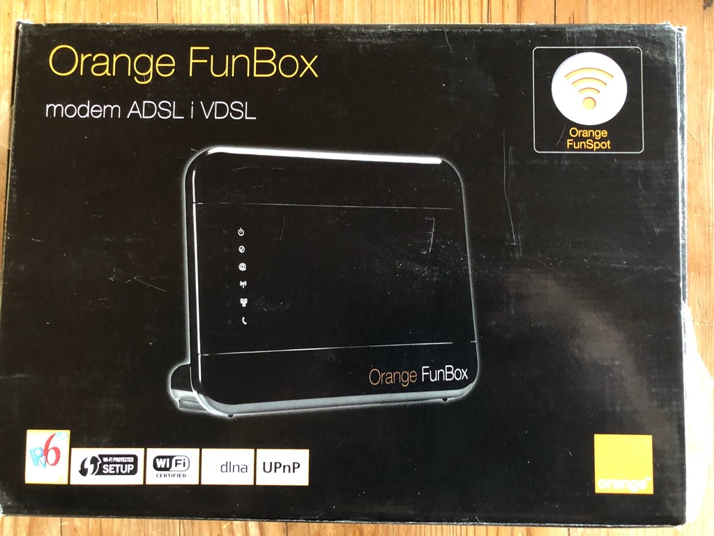 ROUTER ORANGE FUN BOX ADSL I VDSL NOWY OD 1 ZŁ