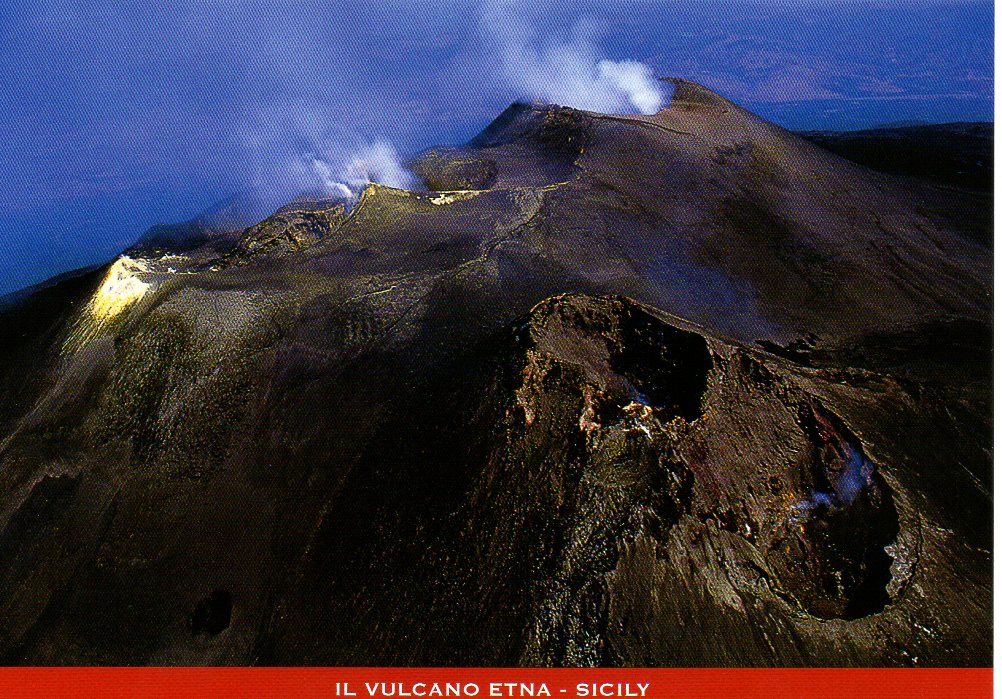 WŁOCHY SYCYLIA GÓRA ETNA  WULKAN ERUPCJA 6