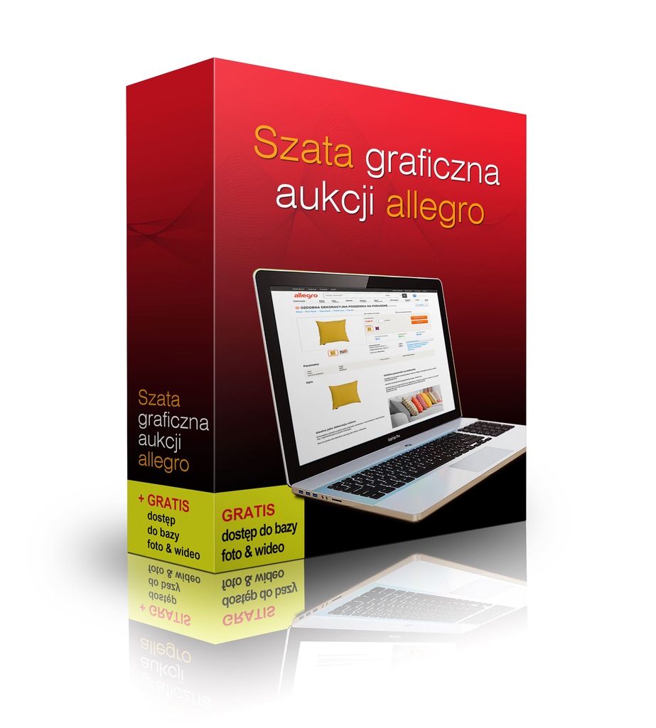 Szata graficzna aukcji allegro + GRATIS!
