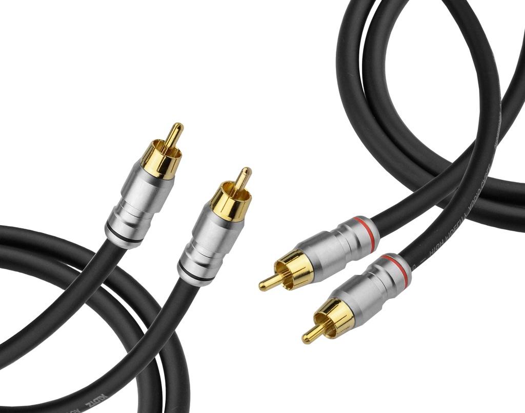Kabel audio 2 RCA -2 RCA cinch przewód Klotz -10m