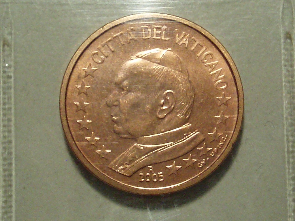 2 EURO - CENTY WATYKAN 2005 -  JAN PAWEŁ II - RARR