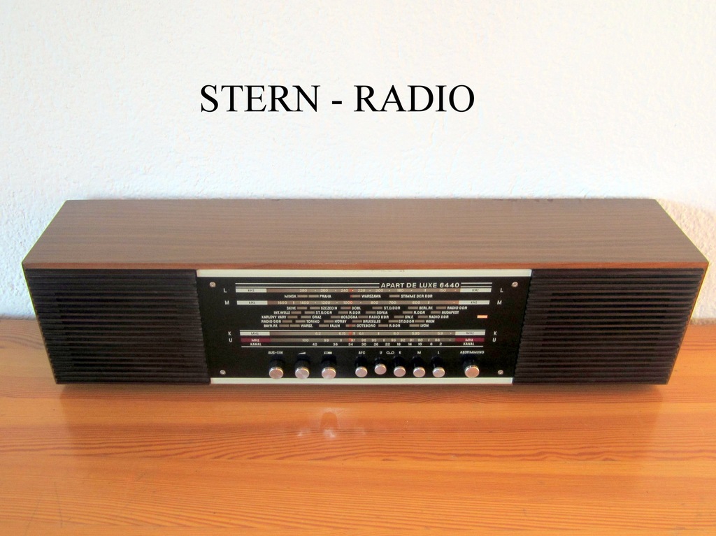 RADIO APART DE LUXE 6440 wyprodukowane w NRD