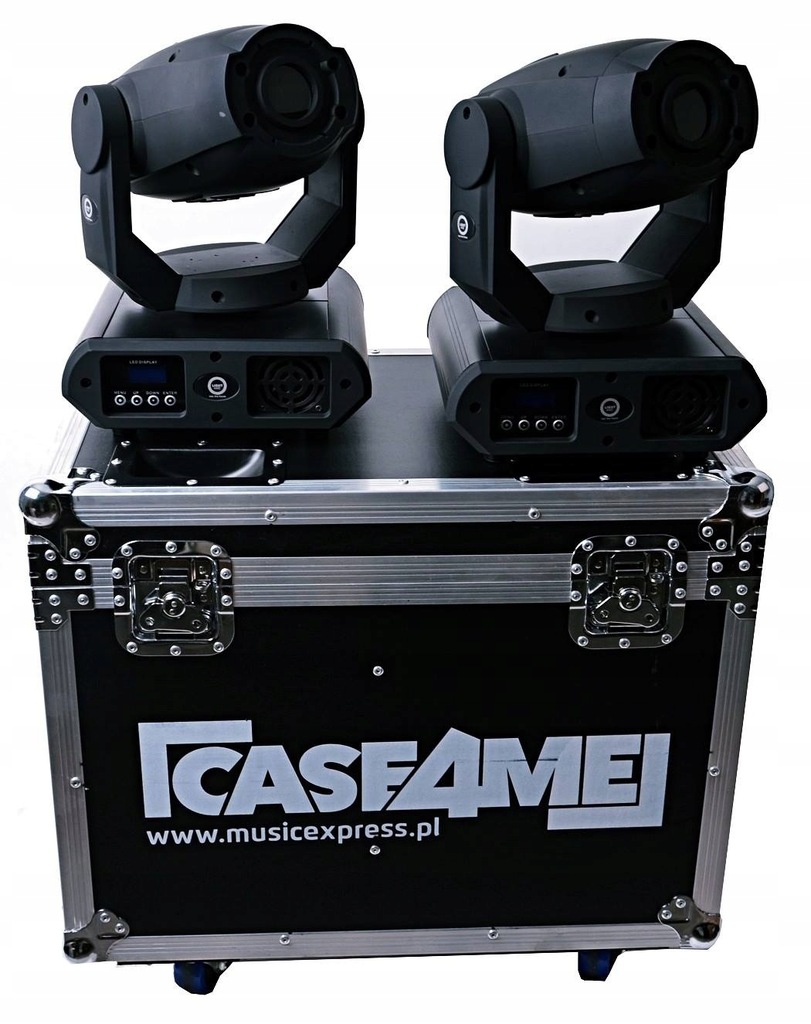 Light4me Moving Spot 60 zestaw 4szt + case + show