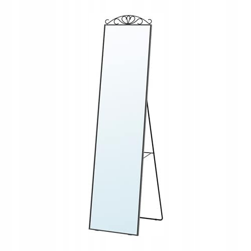 IKEA KARMSUND Lustro stojące, czarny 40x167 cm