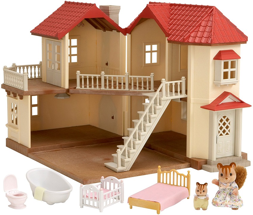 SYLVANIAN FAMILIES DOM ŚWIATŁO FIGURKI MEBLE 2748