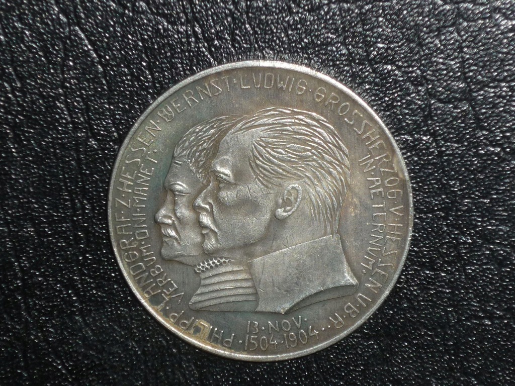 5 marek 1904 Niemcy funf mark moneta wykopki monet