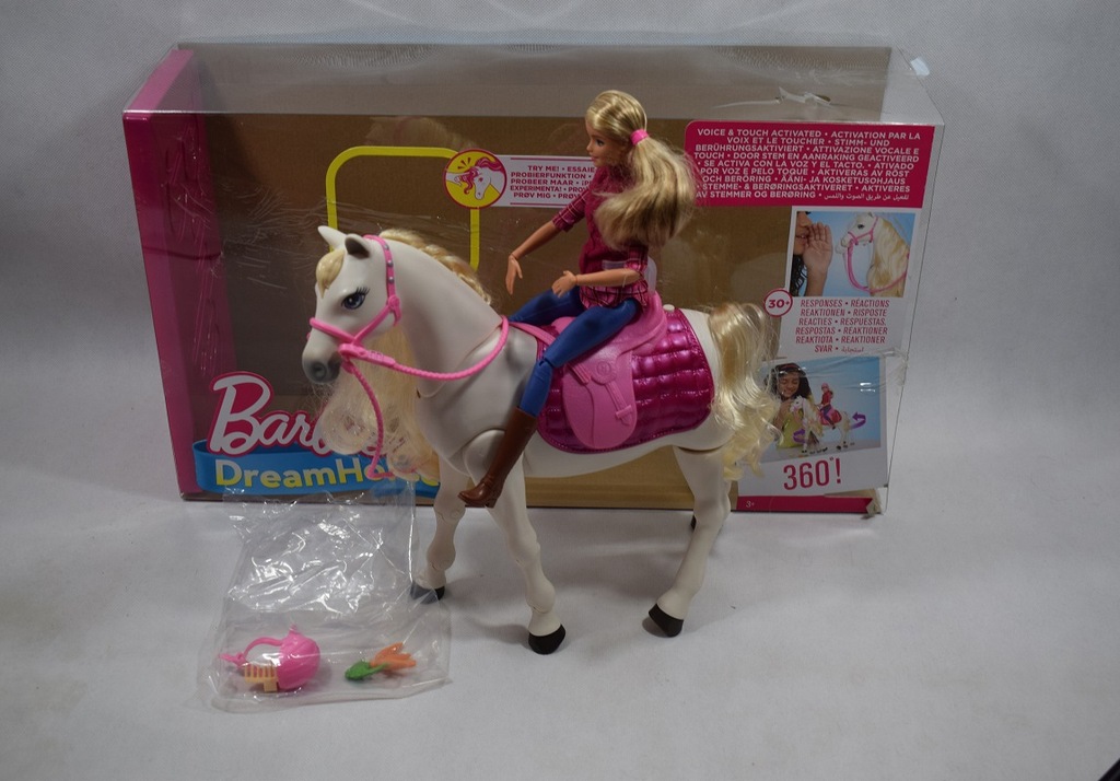 Barbie Dreamhorse FRV36 koń+lalka 7225467302 oficjalne