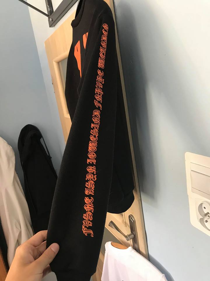 OFF-WHITE × VLONE スウェット Off-White | Sweaters | Offwhite X Vlone Black Crewneck