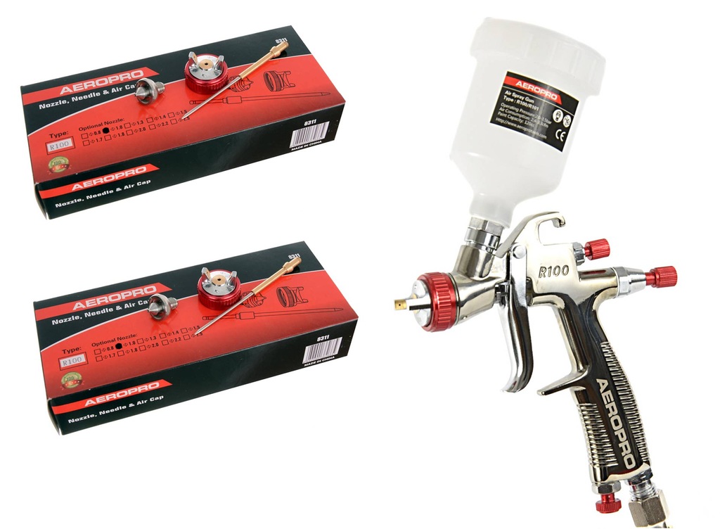 Pistolet lakierniczy MINI LVLP 0,8 1,0 1,2 AEROPRO