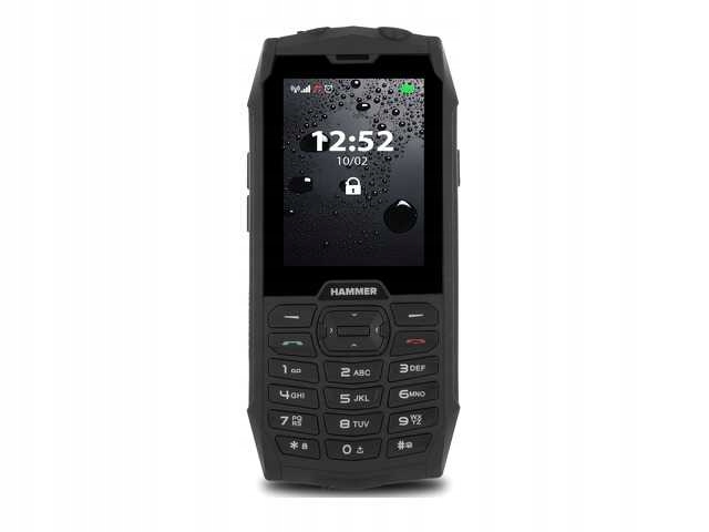 Czarny Telefon HAMMER 4 P68 Dual 2000mAh