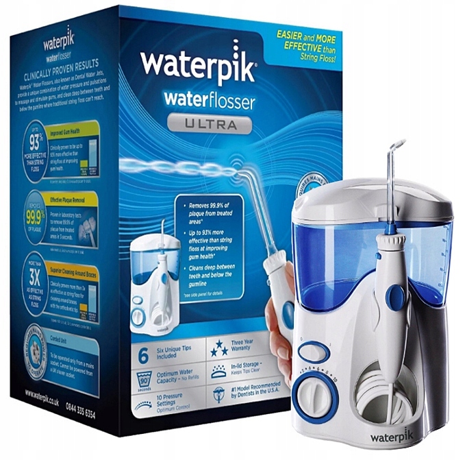 IRYGATOR WATERPIK ULTRA WP-120 RODZINNY 6 KOŃCÓWEK