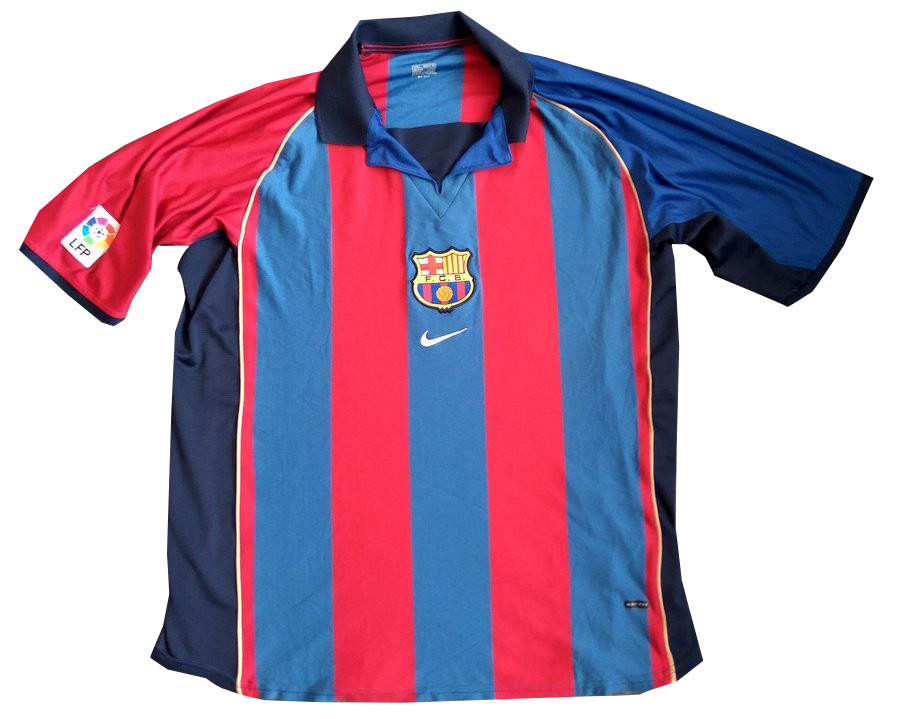 NIKE F.C. BARCELONA 2001-02 KOSZULKA PIŁKARSKA