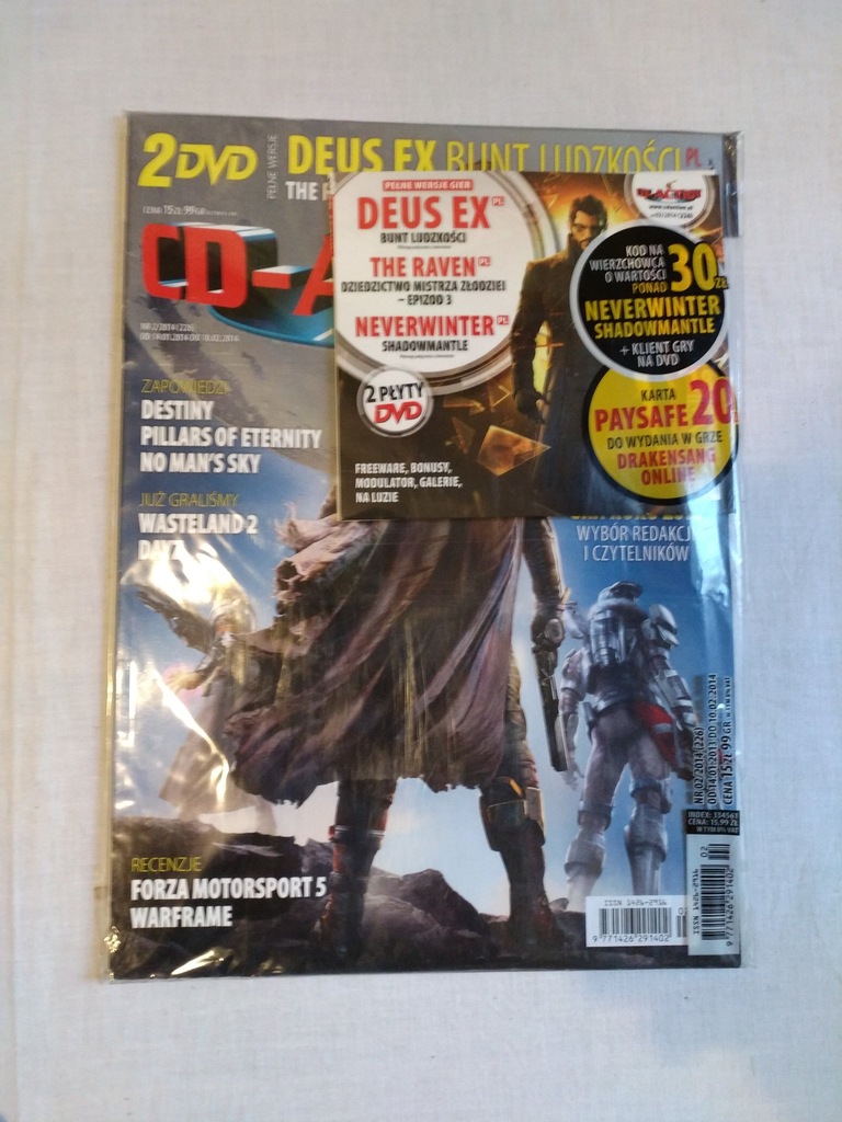 CDA CD-ACTION CAŁY NUMER DEUS EX BUNT LUDZKOŚCI