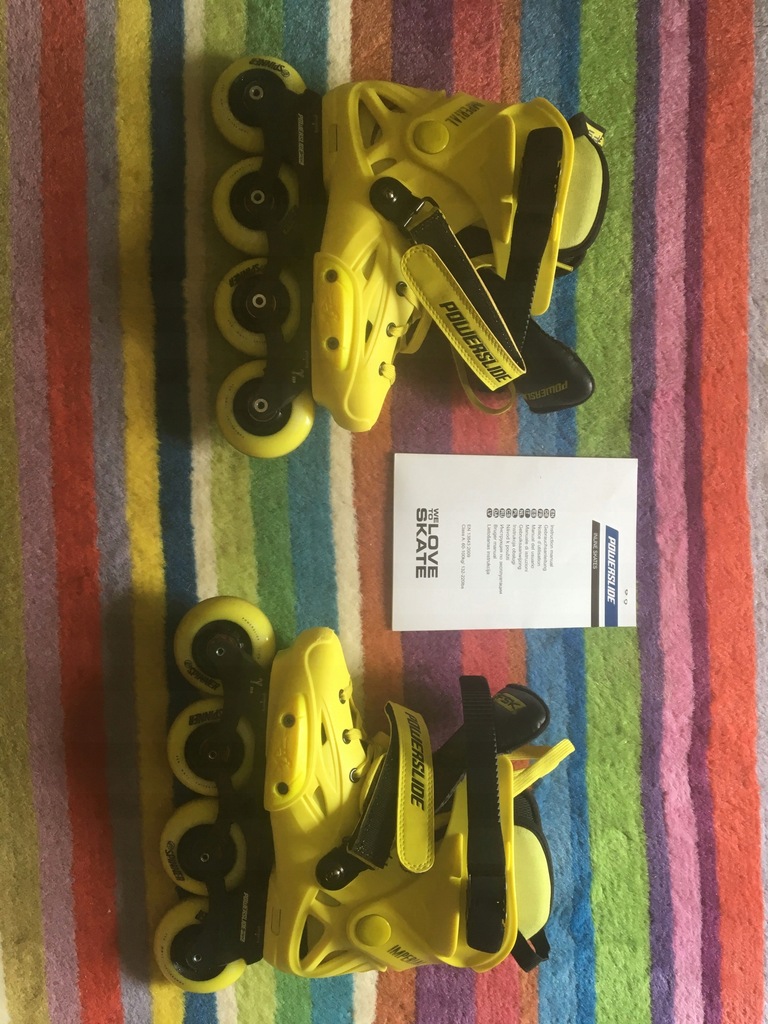 POWERSLIDE IMPERIAL JUNIOR YELLOW 34-36 Rolki