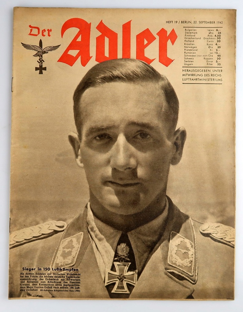 DER ADLER - ZESZYT 19 - LUFTWAFFE - 1942