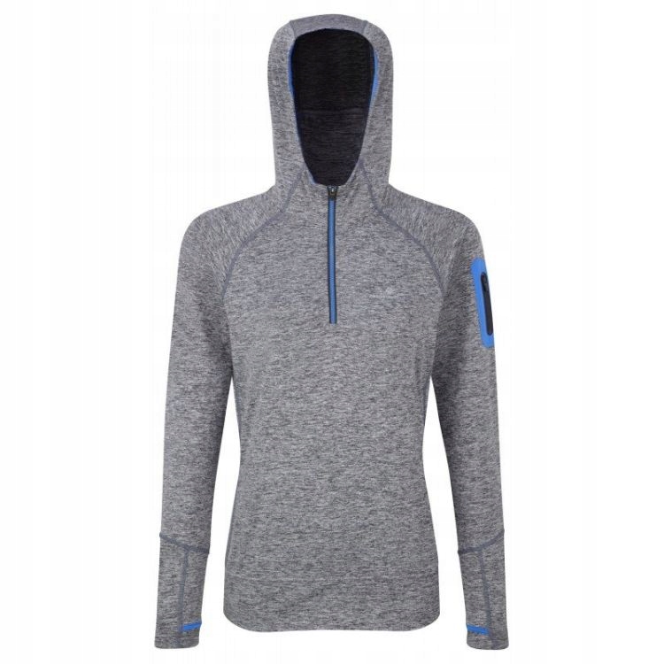 DAMSKA BLUZA TERMOAKTYWNA Z KAPTUREM RONHILL - XS