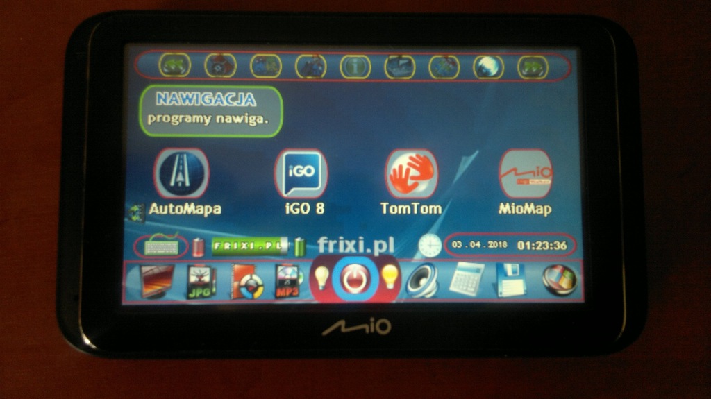 Nawigacja Mio Spirit 6970 LM  Automapa  Igo Karta