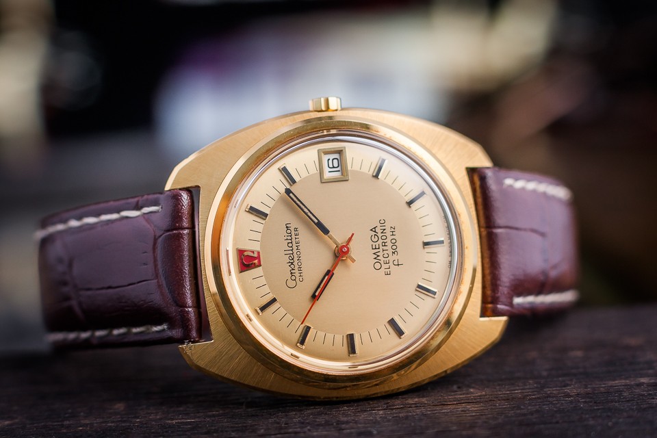 OMEGA CONSTELLATION ELECTRONIC f300hZ 18K/750