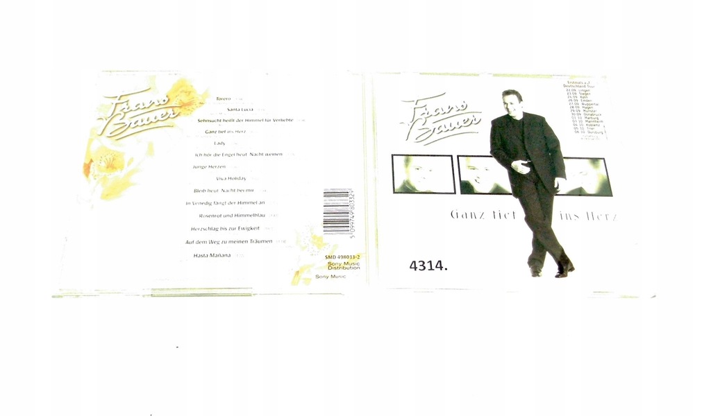 FRANS BAUER - Ganz tief ins Herz