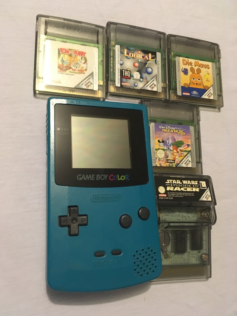Nintendo Game boy Color + 5 gier
