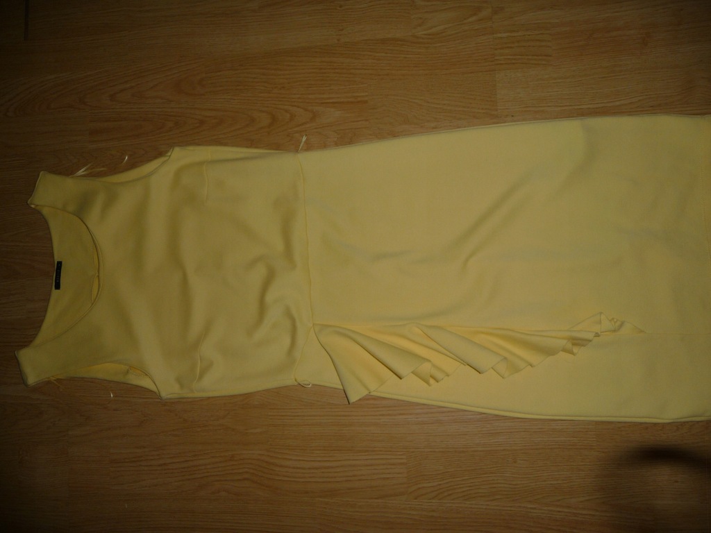 Żółta sukienka ołówkowa MOHITO roz. 36/38 JAK NOWA - 7456607948 - oficjalne  archiwum Allegro