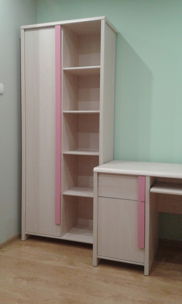 Meble Do Pokoju Dla Dziewczynki Black Red White 7030142481