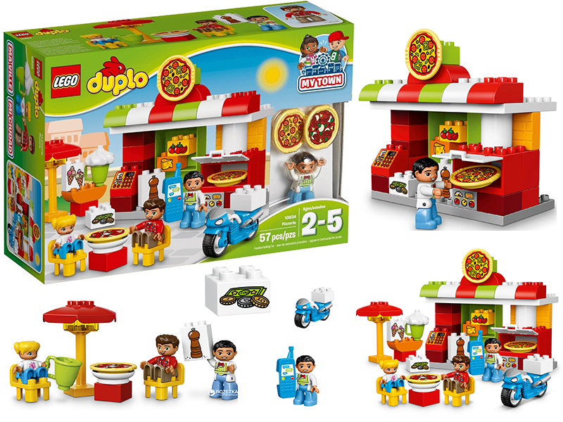 LEGO KLOCKI DUPLO PIZZERIA PIZZA 10834 LEGO DUPLO