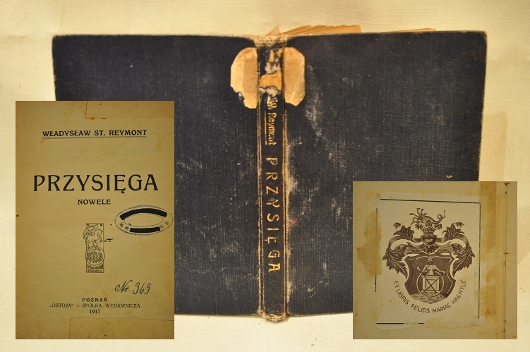 1917 PRZYSIĘGA NOWELE WŁ ST REYMONT EXLIBRIS /454