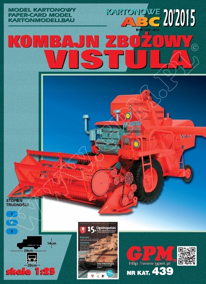 GPM Kombajn VISTULA + wręgi i detale
