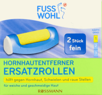 Fusswohl, rolki uzupełniające do pilnika do stóp