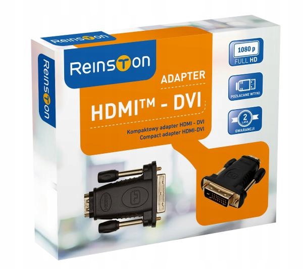 Adapter wideo DVI-D HDMI FHD Reinston EKK13