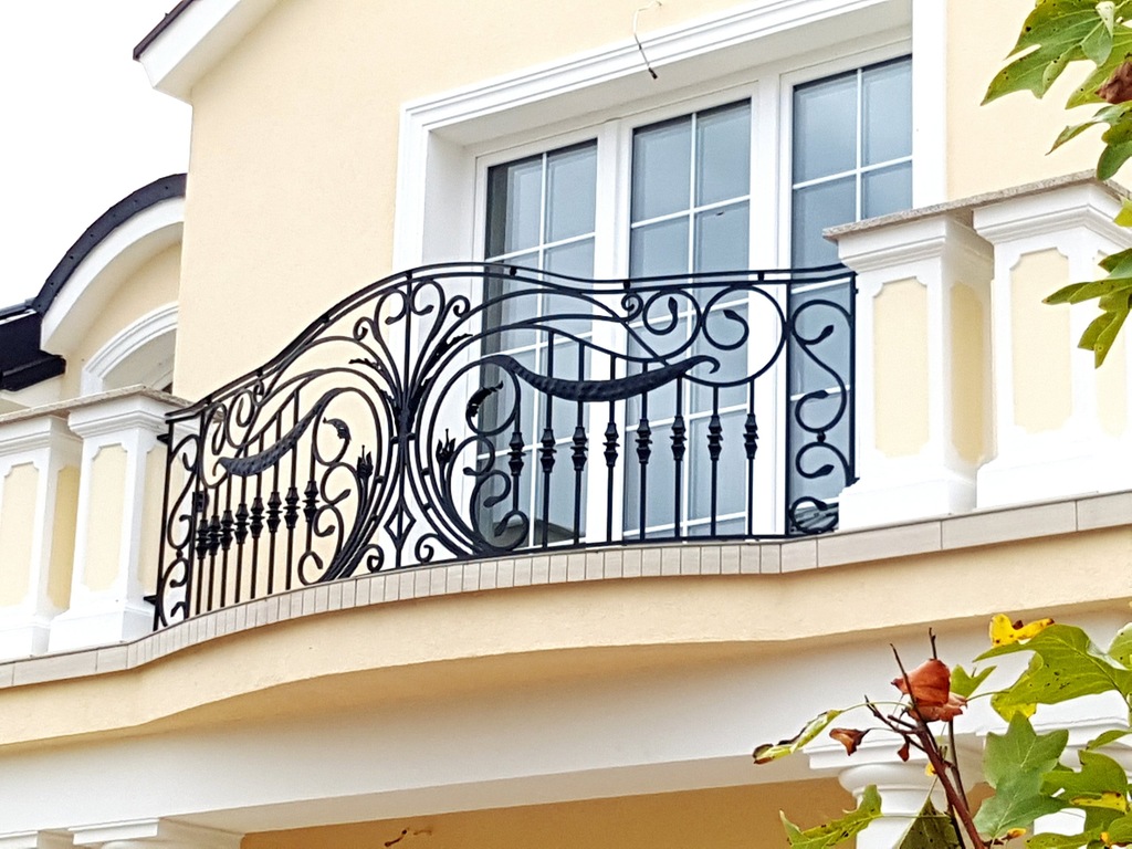 Balustrady kute zewnętrzne tarasowe schodowe.