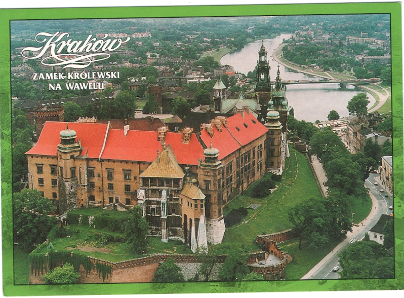 KRAKÓW - WAWEL - ZAMEK - WIDOK Z GÓRY - 2010R
