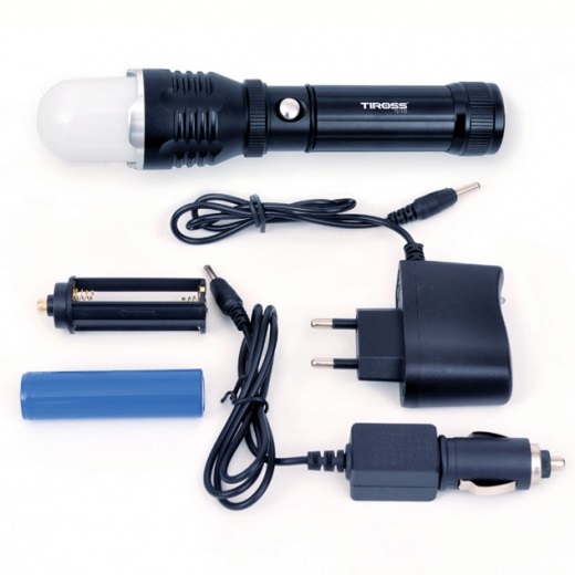 LATARKA TIROSS WODOODPORNA TS-1155 AKUMULATOR ZOOM