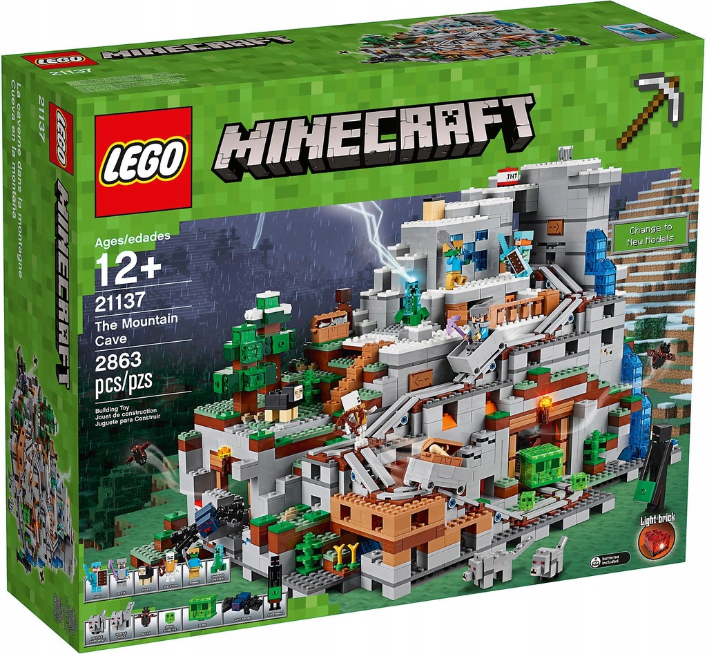 LEGO MINECRAFT 21137 GÓRSKA JASKINIA NOWY WYS 24H