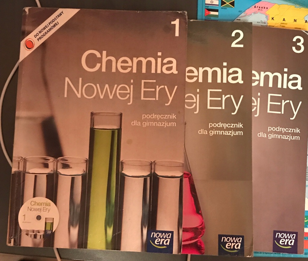 Chemia Nowej Ery podręczniki cz. 1, 2 i 3 komplet
