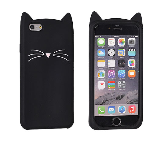 Etui Kot Funny Case iPhone 5 5s SE Gumowe