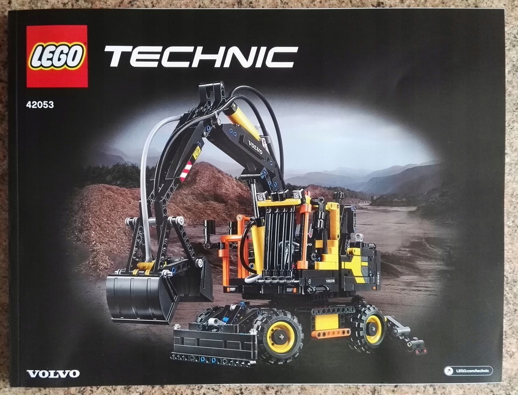 LEGO Technic 42053 KOPARKA Volvo EW160E 7442045585