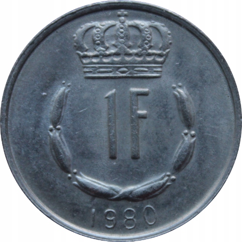 1 frank 1980 Luksemburg st.III