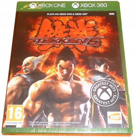 Tekken 6 Xbox One + Xbox 360 Wejherowo PŁYTA NOWA