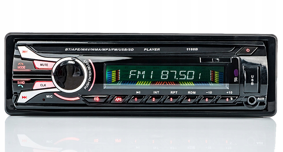 RADIO SAMOCHODOWE BLUETOOTH MP3 FM USB AUX PILOT 7669077741