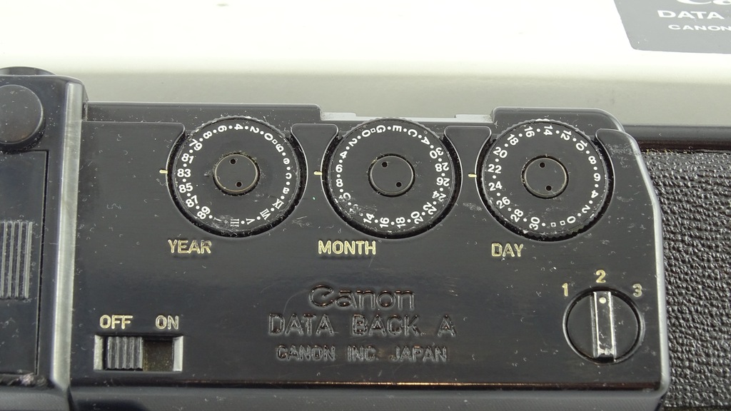 CANON DATA BACK A (A1,AE1,AE1 PROGRAM,AV1) 7616266219 oficjalne archiwum Allegro