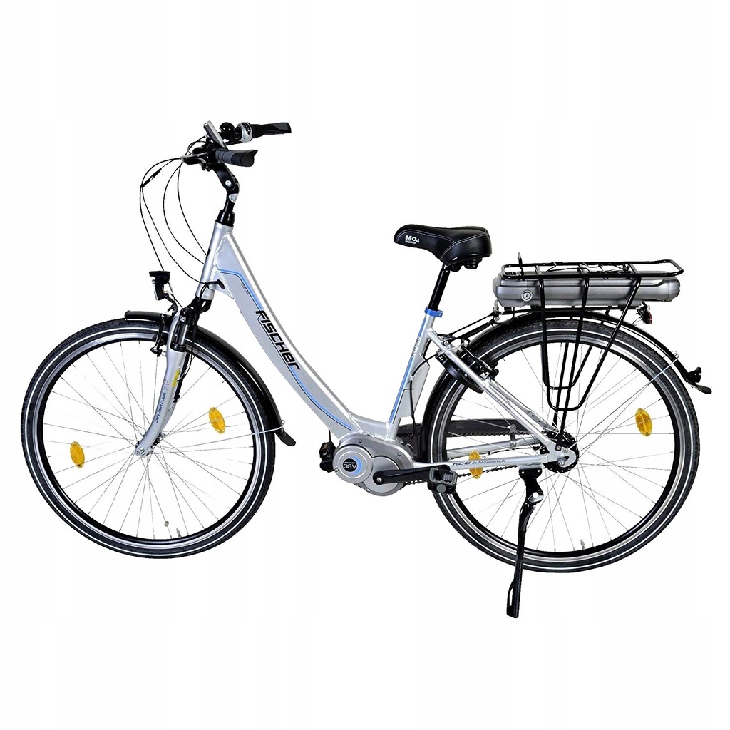 Miejski Elektryczny Rower Damski 28 szary Fischer 7580267623