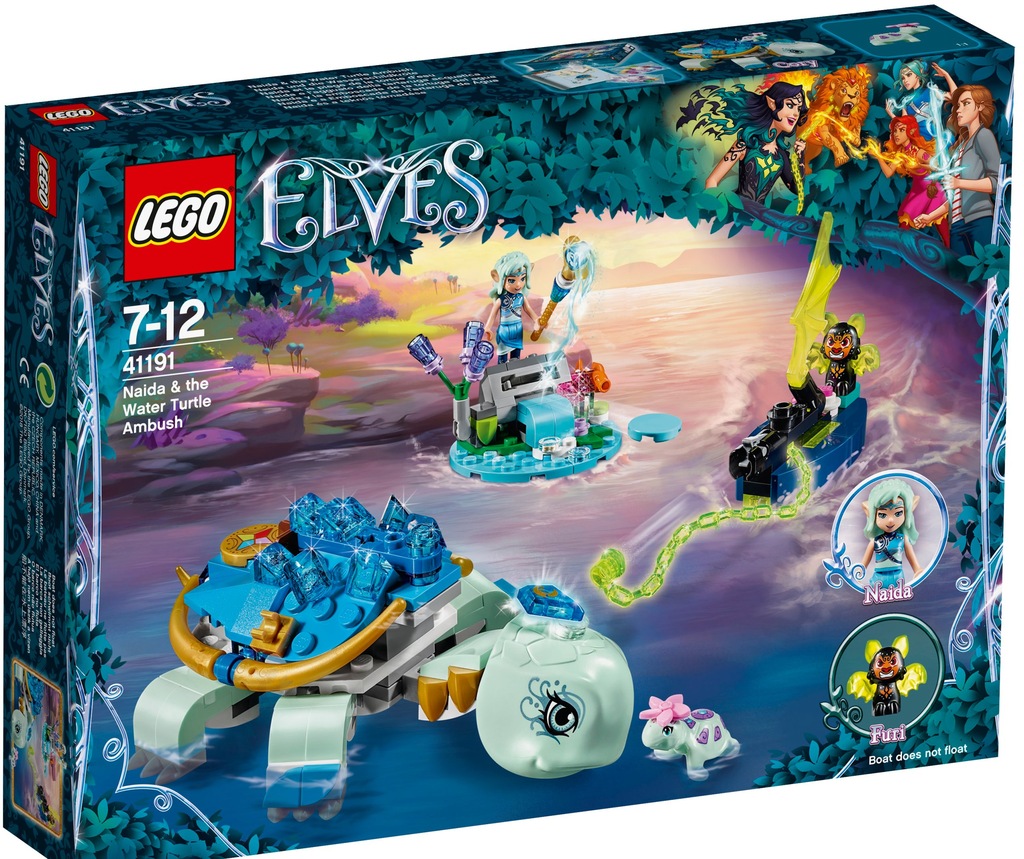 LEGO ELVES 41191 NAIDA I ZASADZKA NA ŻÓŁWIA WODY