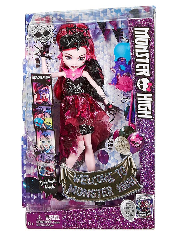 Monster High Witamy W Monster High WITAMY W MONSTER HIGH - lalka DRACULAURA DNX33 - 6960376804 - oficjalne