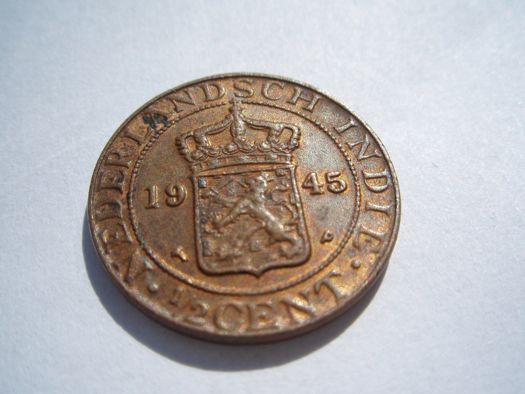 1/2 centa 1945 Indie holenderskie