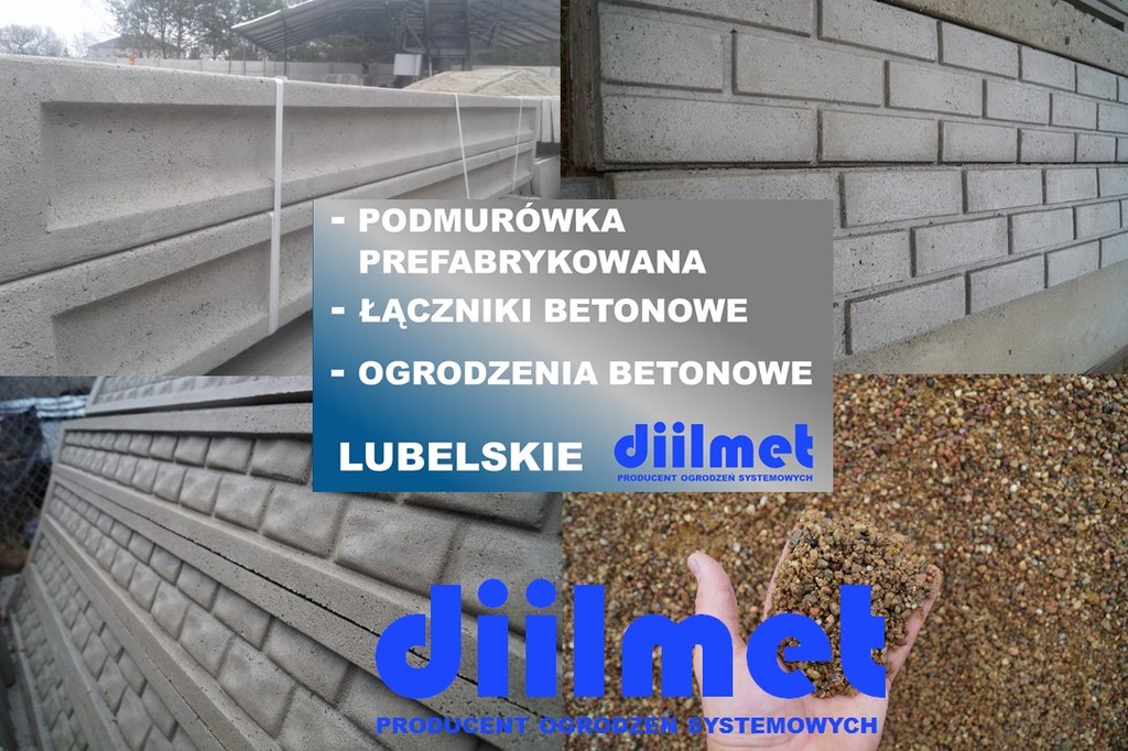 PODMURÓWKA BETONOWA PANELE PŁYTY BETONOWE   LUBLIN